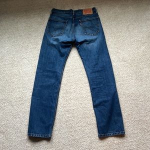 505 Mens Levi’s Straight Leg Jeans 30W 32L.